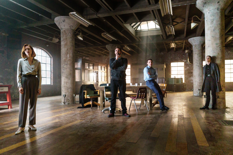 Kerry Bishé (left), Lee Pace, Mark O’Brien, Mackenzie Davis (Photo: Tina Rowden/AMC)